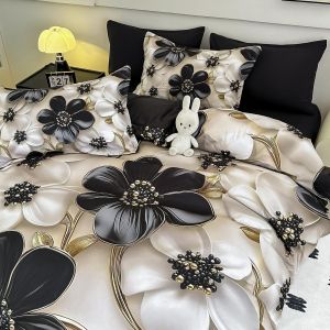 5D Комплект за приста с чаршаф с ластик 140x200см. – 100% памук,4 части