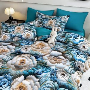 5D Комплект за приста с чаршаф с ластик 140x200см. – 100% памук,4 части