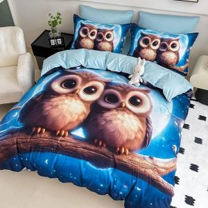 5D Комплект за приста с чаршаф с ластик 140x200см. – 100% памук,4 части