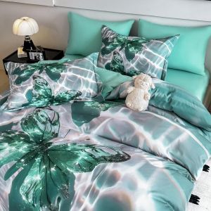 5D Комплект за приста с чаршаф с ластик 140x200см. – 100% памук,4 части