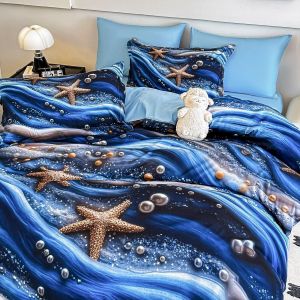 5D Комплект за приста с чаршаф с ластик 140x200см. – 100% памук,4 части