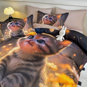 5D Комплект за приста с чаршаф с ластик 140x200см. – 100% памук,4 части