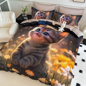 5D Комплект за приста с чаршаф с ластик 140x200см. – 100% памук,4 части