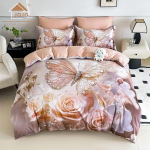 5D Комплект за приста с чаршаф с ластик 140x200см. – 100% памук,4 части