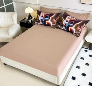 5D Комплект за приста с чаршаф с ластик 140x200см. – 100% памук,4 части