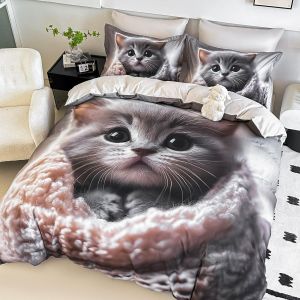 5D Комплект за приста с чаршаф с ластик 140x200см. – 100% памук,4 части