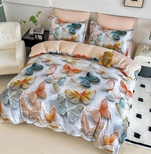 5D Комплект за приста с чаршаф с ластик 140x200см. – 100% памук,4 части