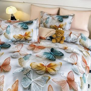 5D Комплект за приста с чаршаф с ластик 140x200см. – 100% памук,4 части