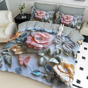 5D Комплект за приста с чаршаф с ластик 140x200см. – 100% памук,4 части