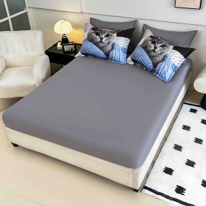 5D Комплект за приста с чаршаф с ластик 140x200см. – 100% памук,4 части