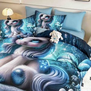 5D Комплект за приста с чаршаф с ластик 140x200см. – 100% памук,4 части