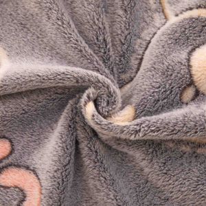 Плюшен комплект с ластик 160х200см, 4 части ,100% полиестер