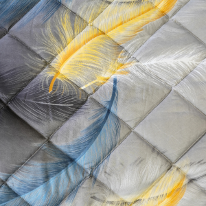 Зимна олекотена завивка Платин 200/210см. , капитонирана