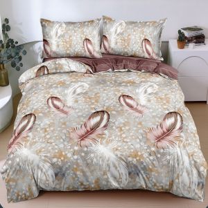 Спален комплект от 4 части , поликотън, двоен размер