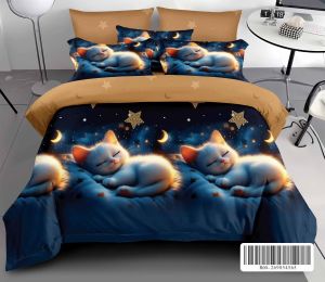 Спален комплект ,100% памук от 6 части,двоен размер