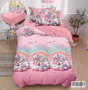 Единичен спален комплект,4 части,100% памук