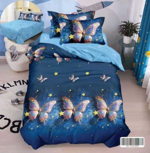 Единичен спален комплект,4 части,100% памук