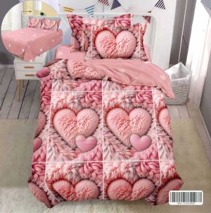 Единичен спален комплект,4 части,100% памук