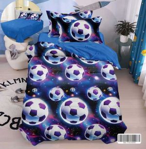 Единичен спален комплект,4 части,100% памук